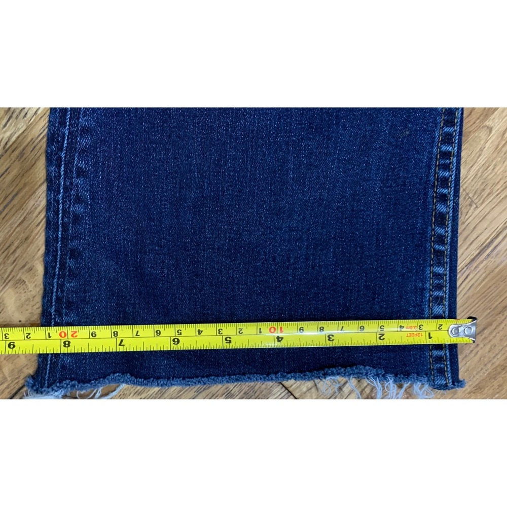 Hudson Blake Jeans 27x31 Bootcut Y2K Streetwear Low Rise Distressed Frayed Hem - Picture 7 of 8